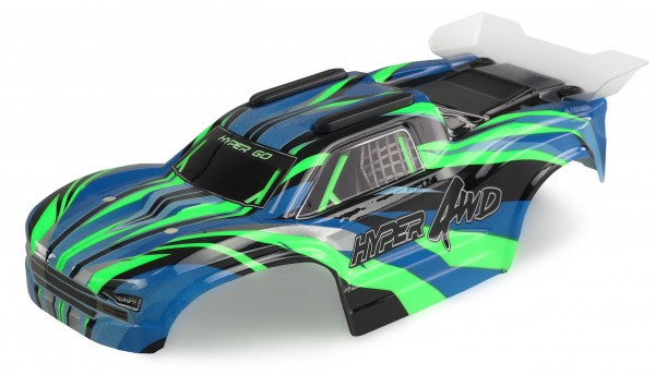 Karrosserie Truggy Hyper Go Blau/Grün_0