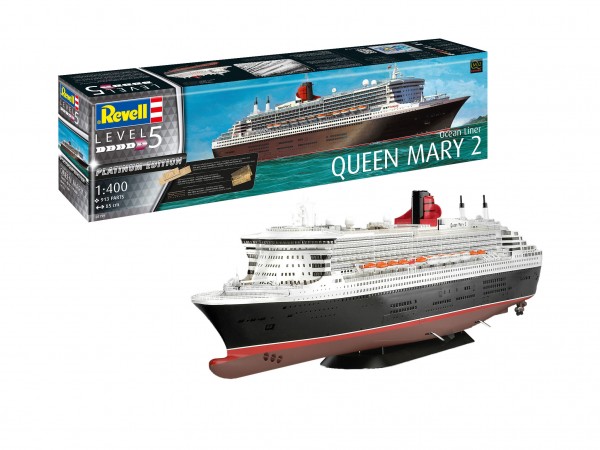 Queen Mary 2 Platinum Edition mit Fotoätzteilen