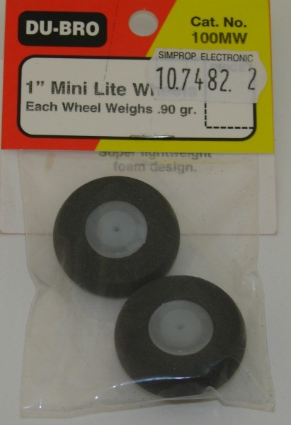 Mini Leicht Räder 2 Stück 25mm