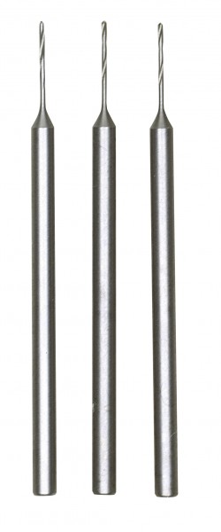 Mikro-Spiralbohrer (HSS-Stahl), 0,5 mm, 3 Stück
