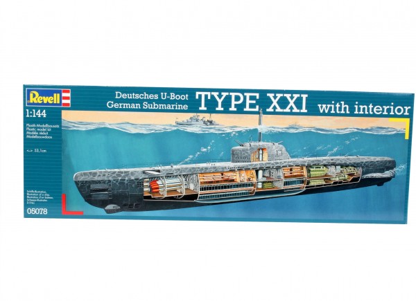 U-Boot Typ XXI mit Interieur