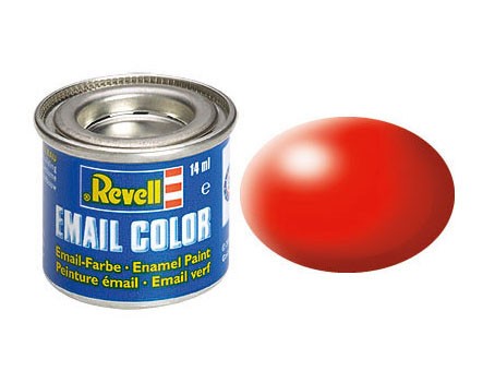 Revell 332 Farbe Emaille leuchtrot, seidenmatt