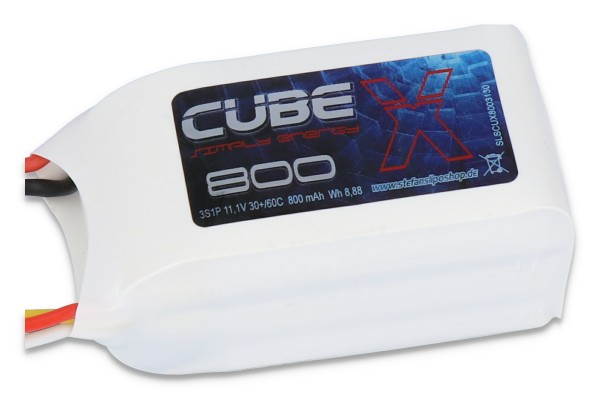 SLS X-CUBE 3S 800MAH 11,1V 30C/60C