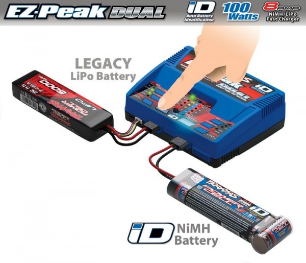 DUAL EZ-Peak Plus 2x4-Amp NiMh/LiPo