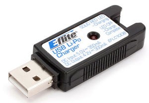 USB LiPo Ladegerät, 300mA für 1S Akkus
