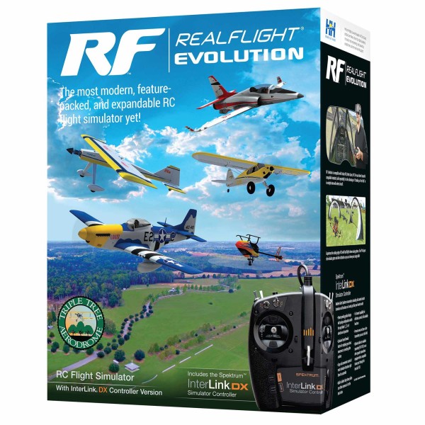 RealFlight Evolution RC Flight Simulator mit InterLink DX C_1
