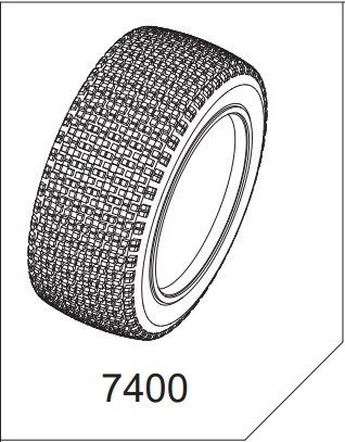 2x Reifen vorne für Z06 Evolution