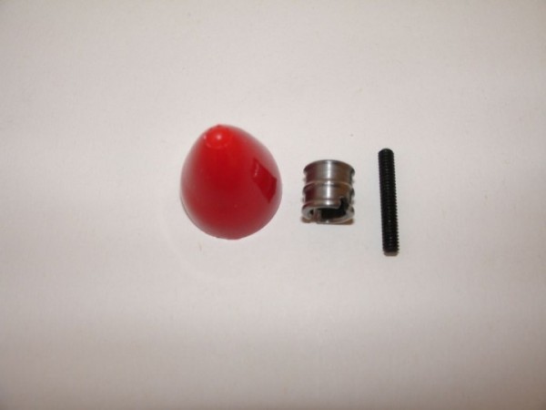 Spinner Gummi rot incl Schraube COX 049