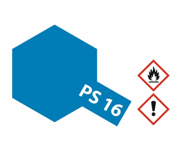PS-16 Metallic Blau Polycarbonat 100ml