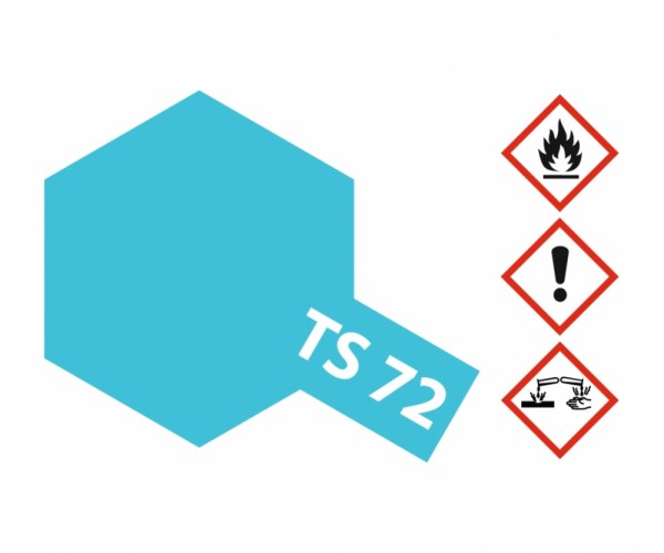 TS-72 Blau Transpar./Klar glänzend 100ml